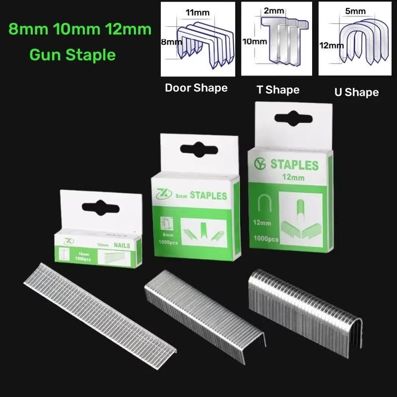 Stapler Heavy Duty - 1000PC U/T/Deur Vormige Nietjes Brad Nagels
