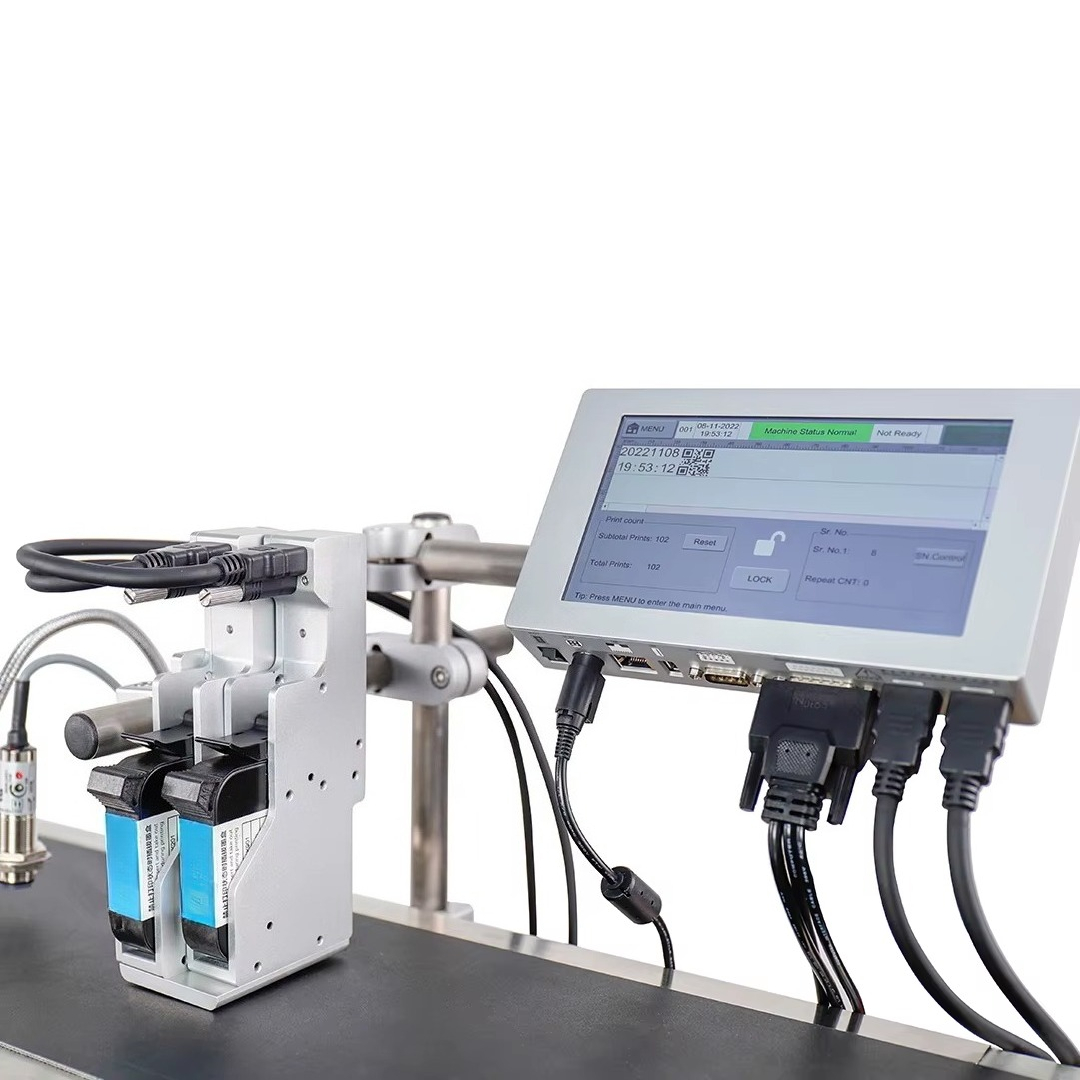 Barcode Printer - Online thermische inkjet codeerprinter voor barcode/label/logo/QR-code/datum/batchnummer