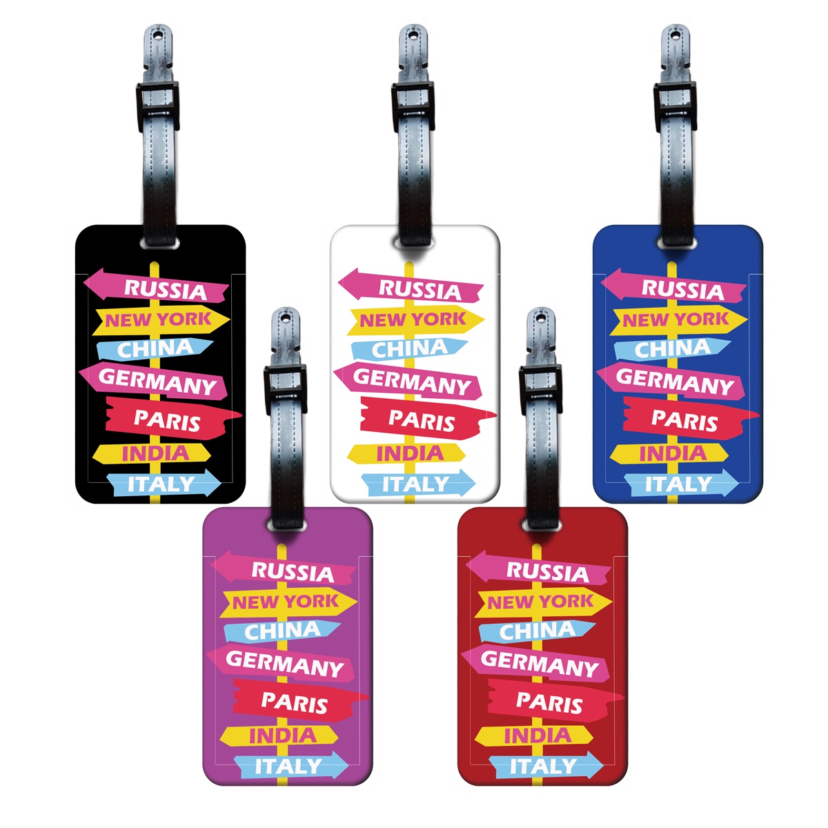 Label Maker - Creatieve verkeersbordindicatie bagagelabels Leuke ID-labels voor