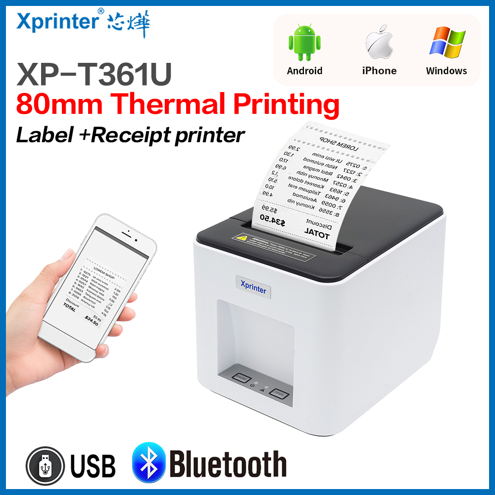 Commercial Book Printing Machines - Xprinter 361b Thermische Label Printer Barcode