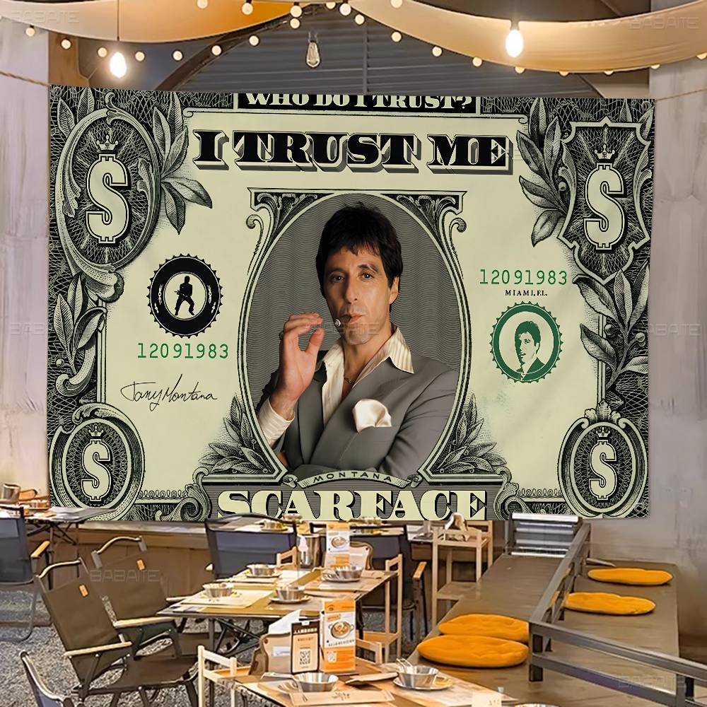 Commercial Printing Company - Retro S-Scarface geavanceerde print reclamevlag voor