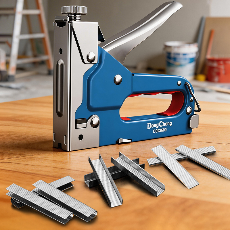 Stapler Heavy Duty - 3-in-1 Nagelpistool Koolstofstaal Geschikt voor 4-14mm