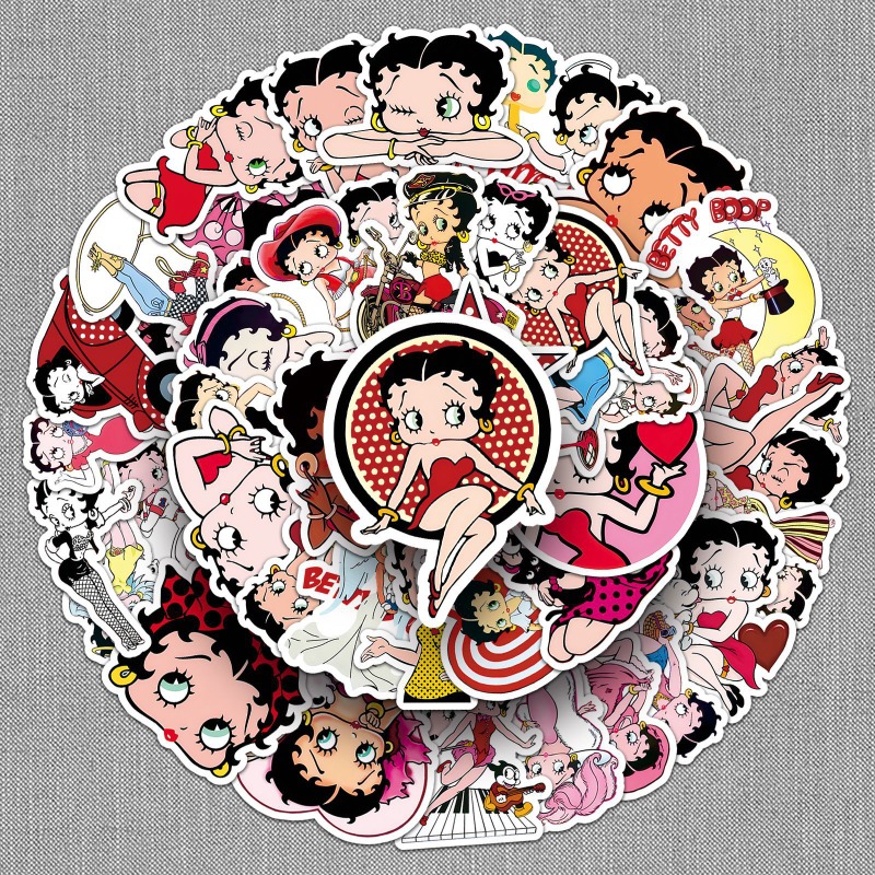 Betty Boop 50 stickers met hog - Printer Paper recensie en prijs
