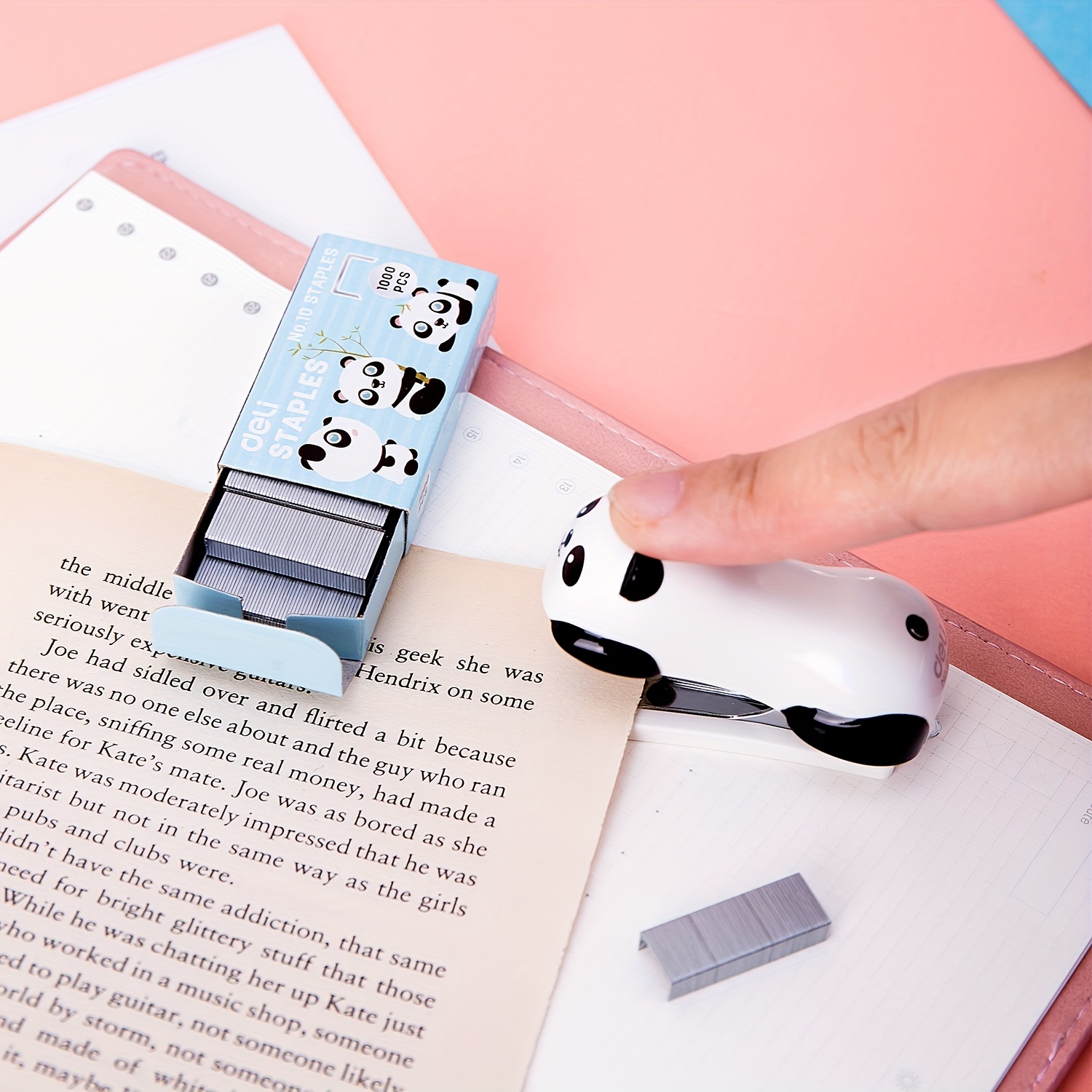 DELI Cartoon Mini Nietmachine  - Stapler Heavy Duty recensie en prijs