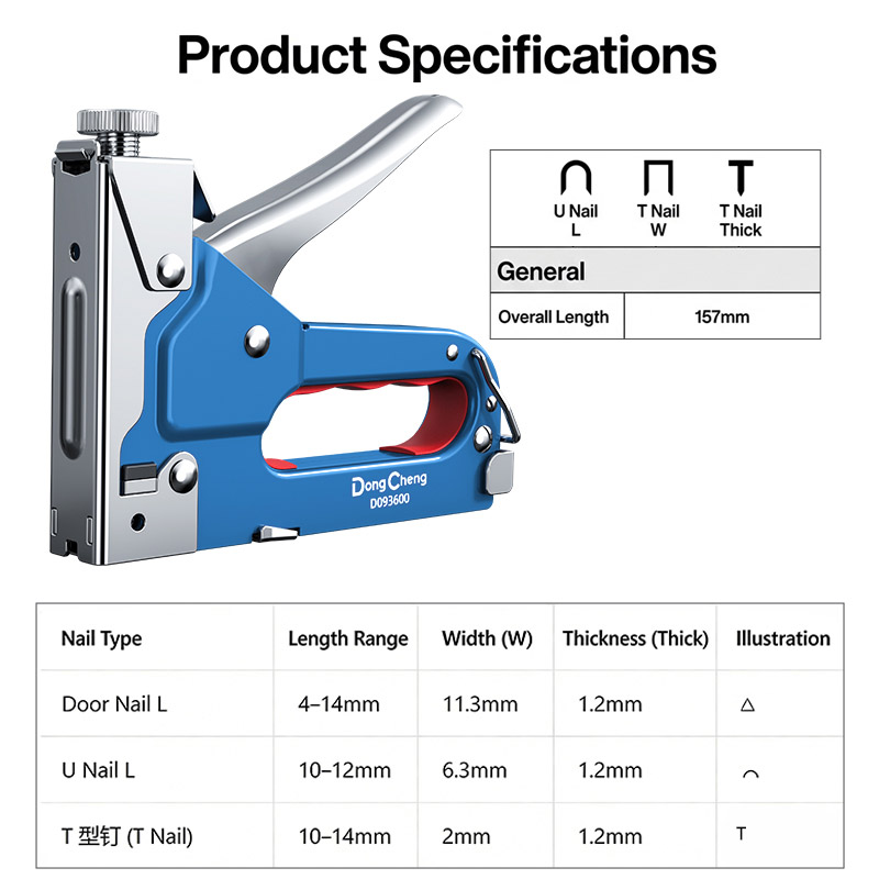 3-in-1 Nagelpistool Koolstofst - Stapler Heavy Duty recensie en prijs